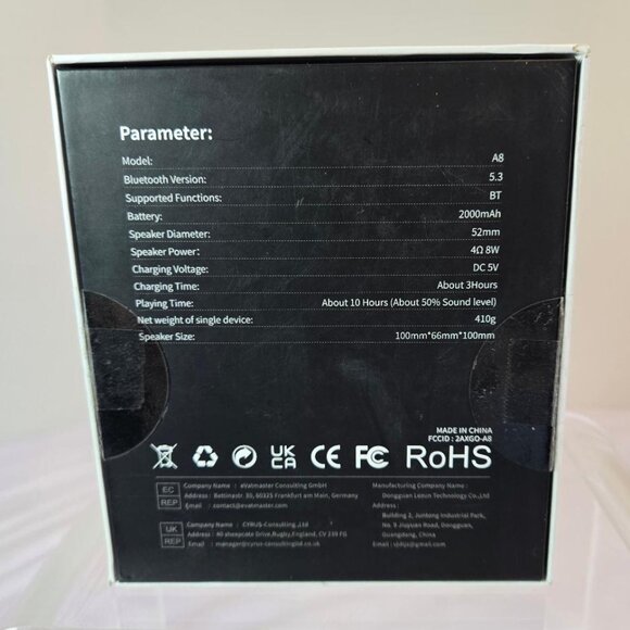 HOSGUBO Bluetooth Speaker/Portable Speaker Bluetooth Wireless - Picture 8 of 11